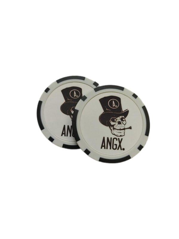 Golfové markovátko Smrťák ANGX (pokerový žeton). 2ks