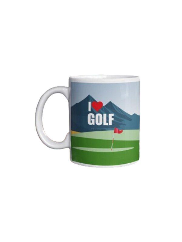 Golfový hrnek s potiskem - I love golf