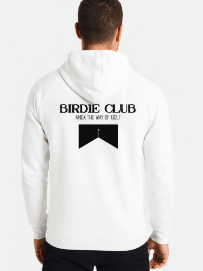 golfová mikina birdie club bílá