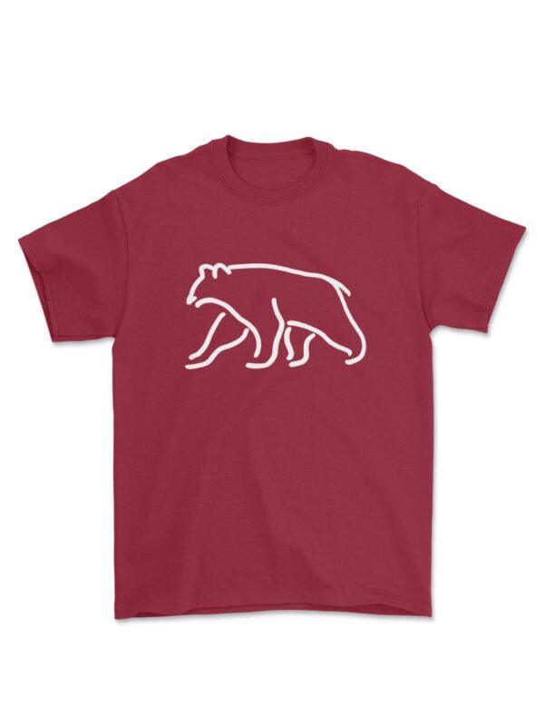 Golfové tričko pánské červené - Signature Bear