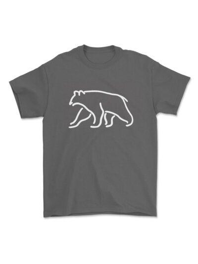 Golfové tričko pánské šedé - Signature Bear