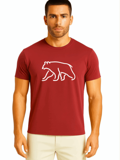 pánské tričko old cherry signature bear