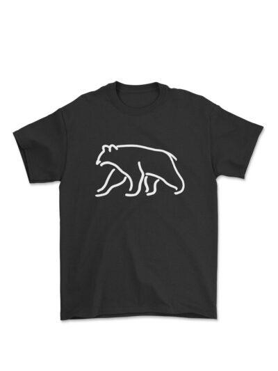 Golfové tričko pánské černé - Signature Bear