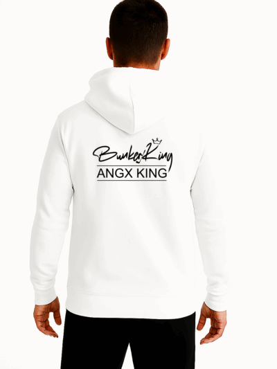 golfová mikiny bunker king bílá