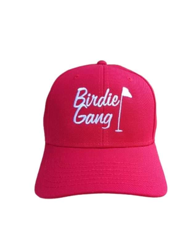 Golfová kšiltovka Birdie Gang RED