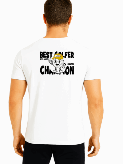 pánské tričko bílé best golfer