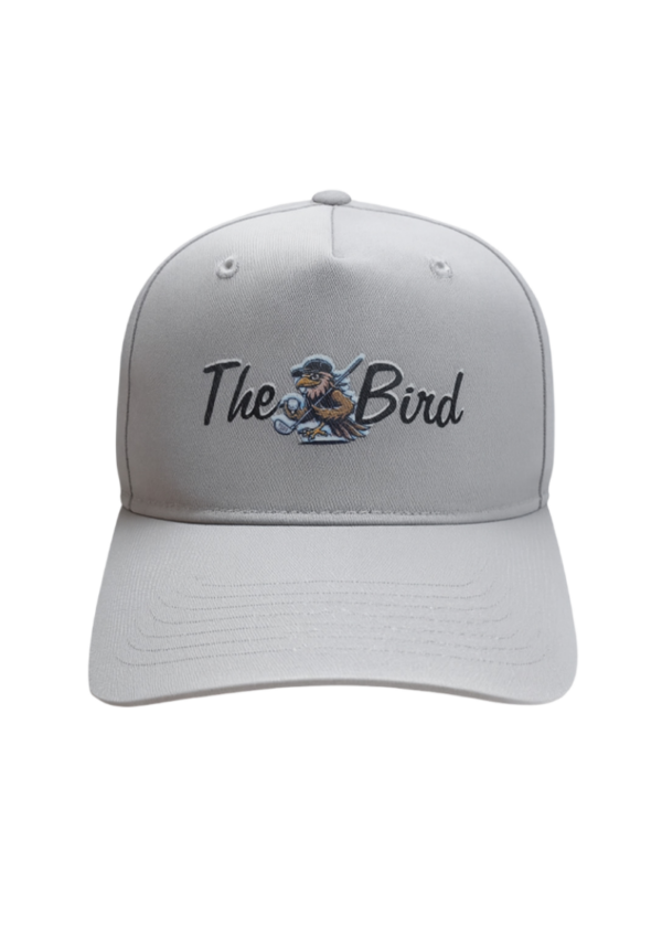 golfová čepice the bird šedá 1