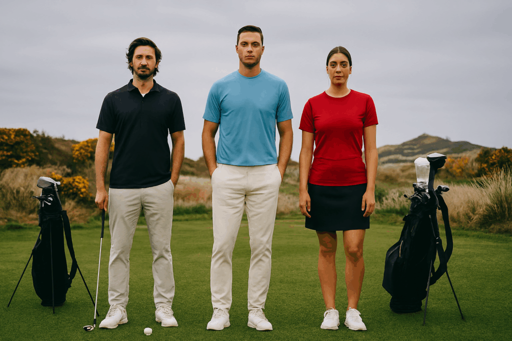 golfové oblečení golfový klub angx
