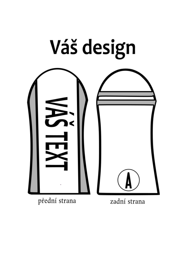 Driver Headcover s vlastním textem. (Custom headcover)