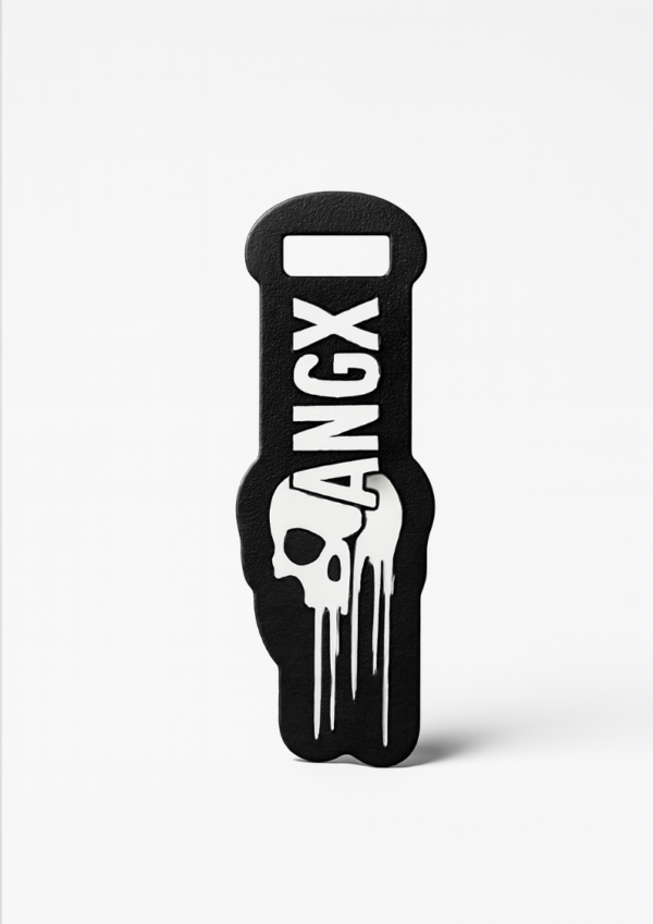 Klíčenka 3D ANGX White skull