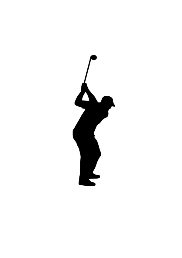 Auto samolepka golfista sheffler