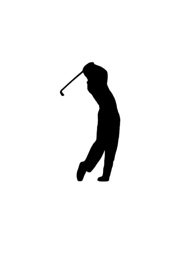 Auto samolepka golfista tiger