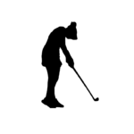 Auto samolepka golfistka nely kordaí