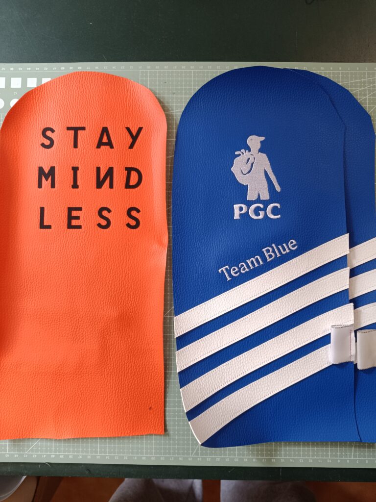 golfový headcover na míru