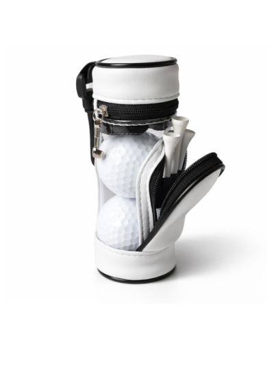 miniaturní golfový bag white